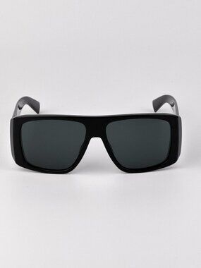 Saint Laurent SL832 001 Square Sunglasses – Black Grey Unisex Sunglasses